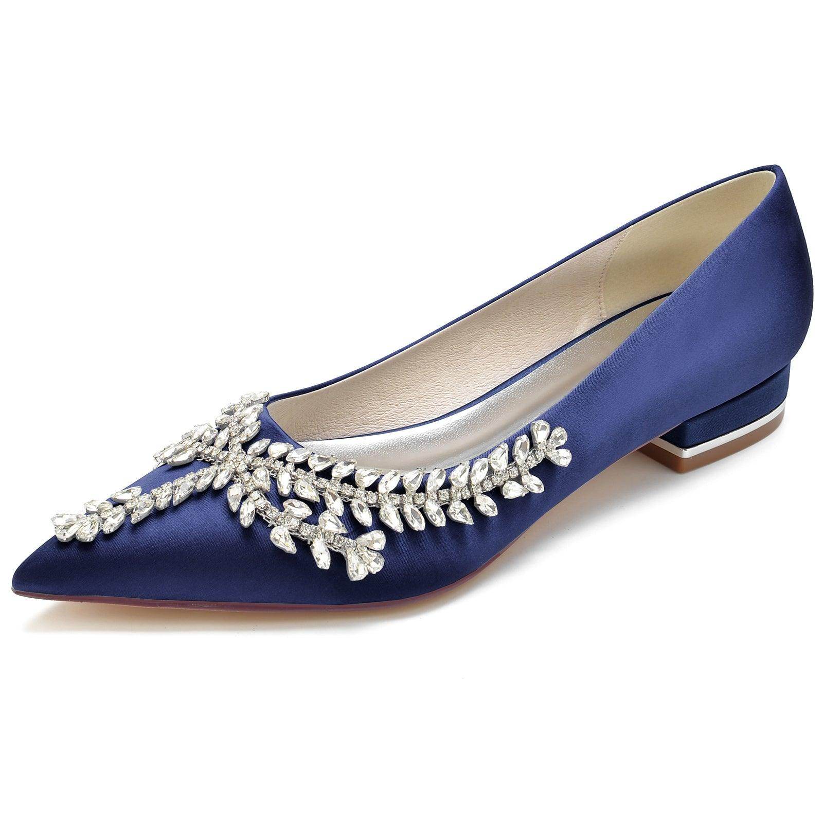 Flat Heel 2.5cm Silk-Like Shoes CK0276 - COCOMELODY